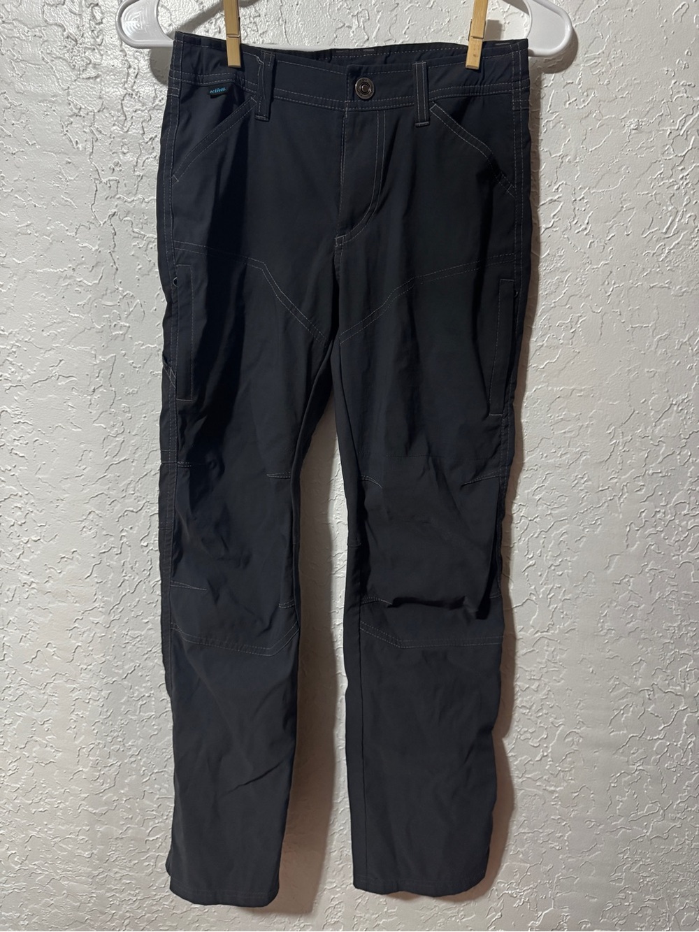 Kuhl Renegade Pants Kids Medium 10-12 Grey Style 5522 Nylon Blend
